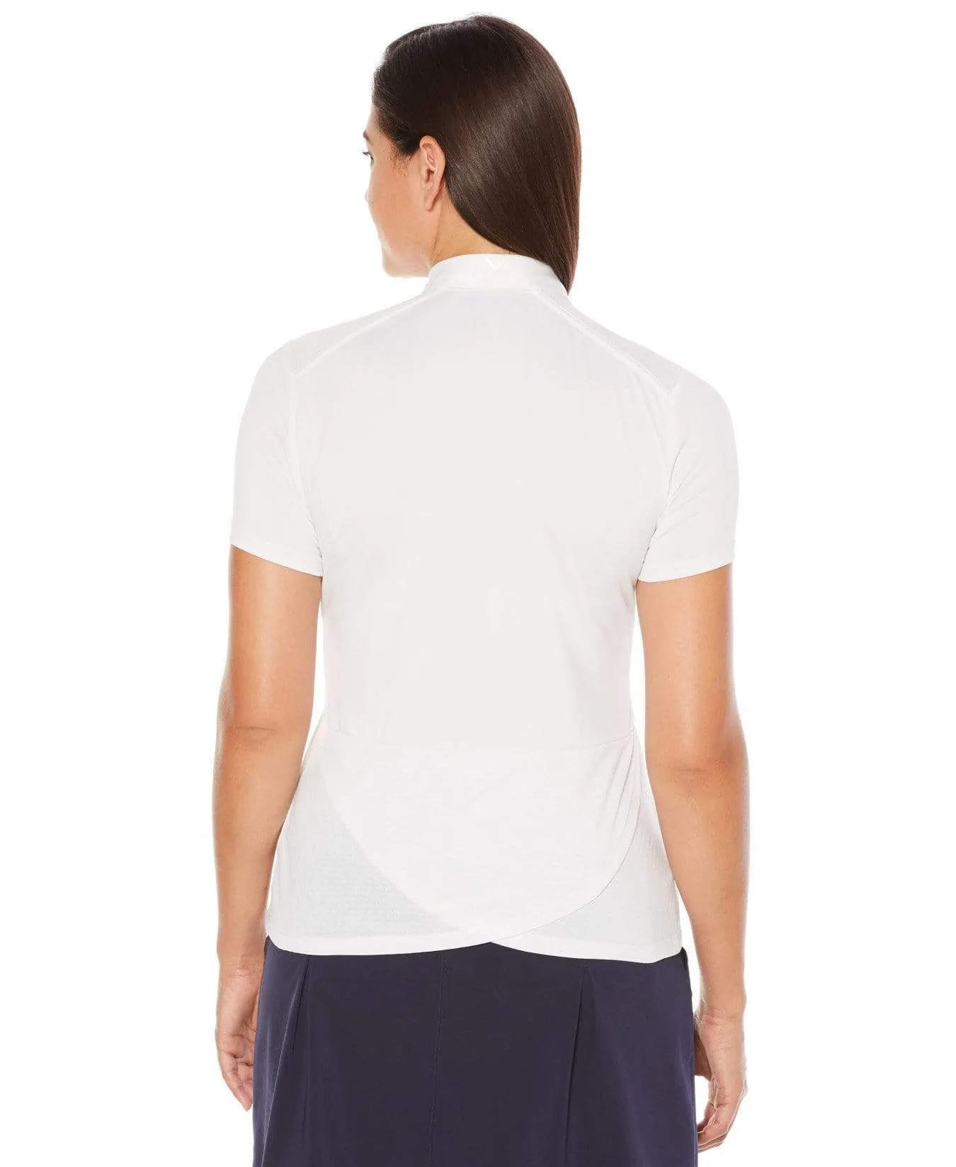 Womens Opti-Vent Engineered Stripe Polo
