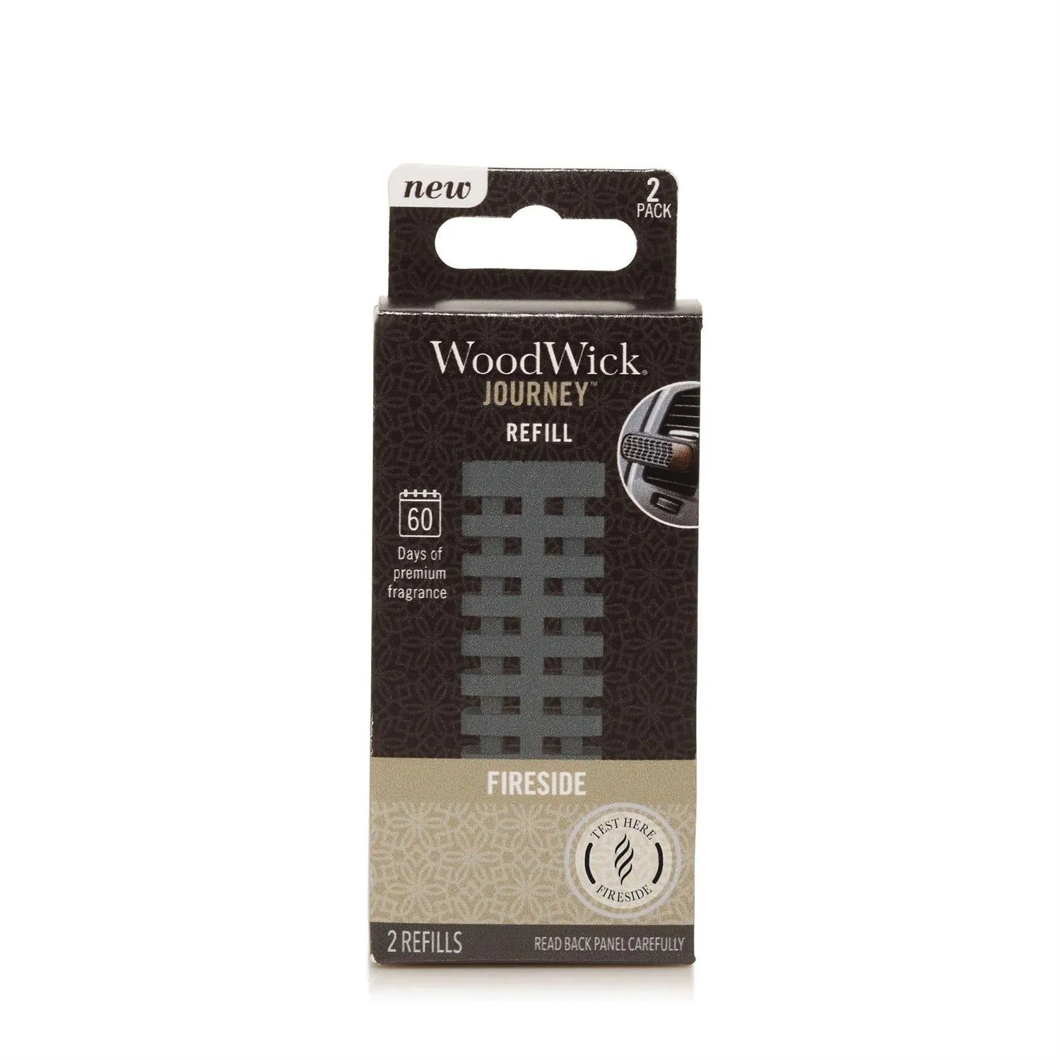 WoodWick Journey Vent Diffuser Refill - Fireside