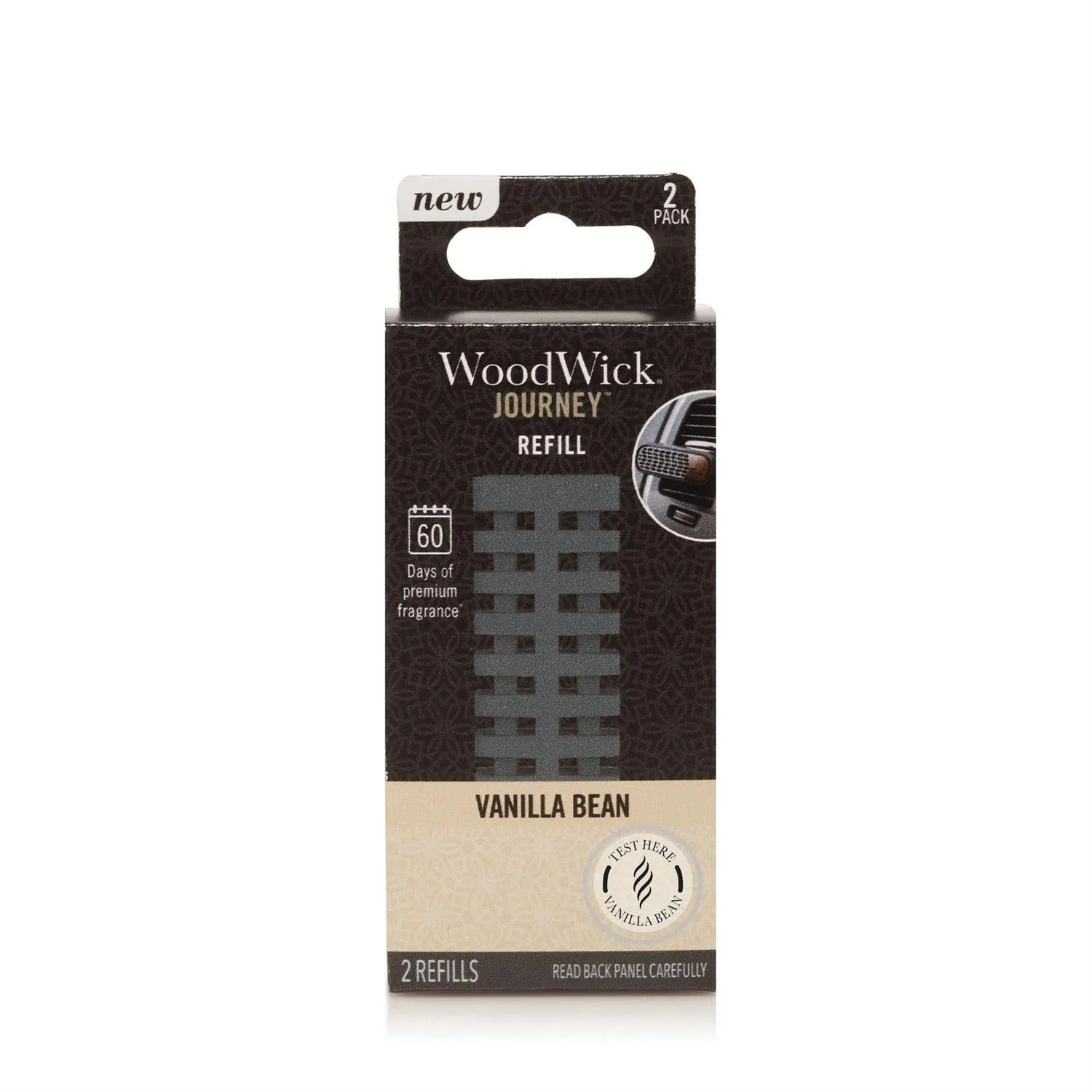 WoodWick Journey Vent Diffuser Refill - Vanilla Bean