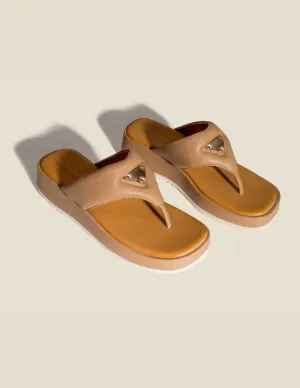 Wrap Leather Flats
