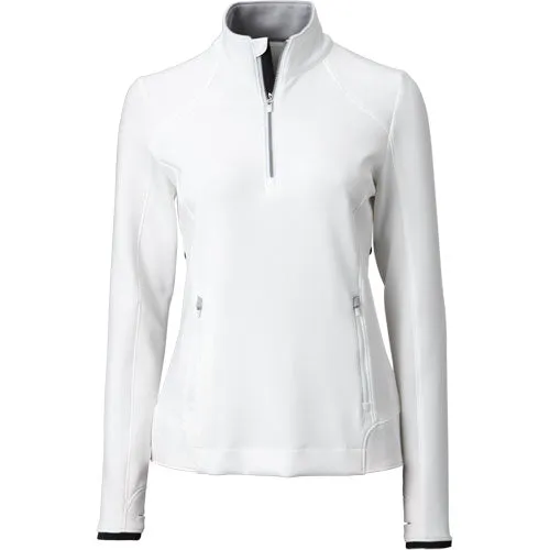 Zero Restriction Sofia Long Sleeve Pullover -  White/Silver