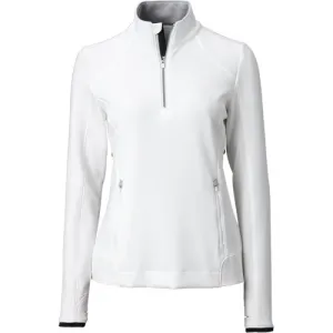 Zero Restriction Sofia Long Sleeve Pullover -  White/Silver